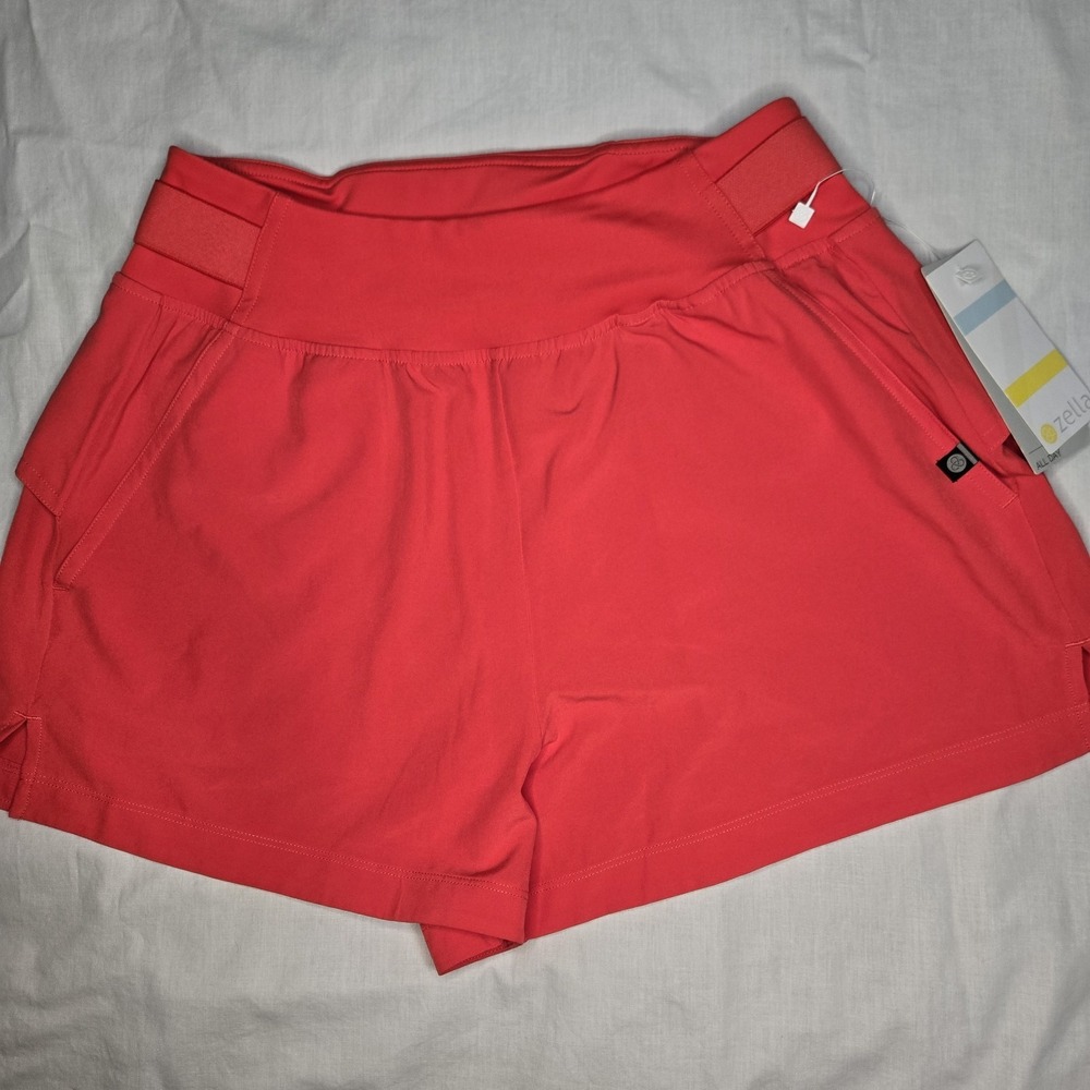Zella Shorts Womens M‎  Running Athletic Jogging Exercise Back Pockets NWT